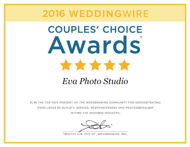2016 Best Tampa wedding Photographer award